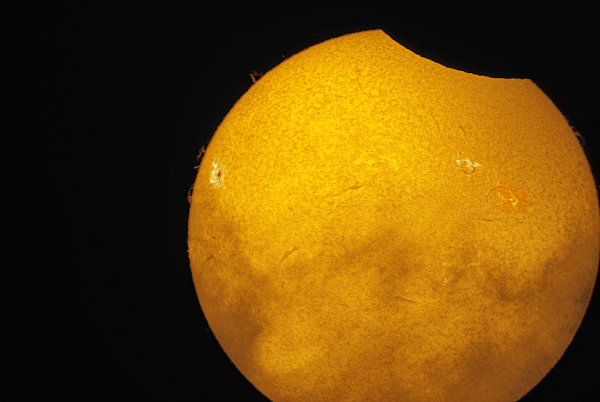 Solar eclipse of 03/29/2025. Time 14:50 - Astrophotography