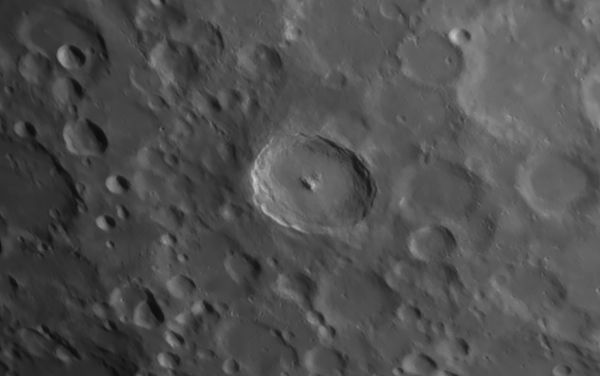 Moon, Tycho crater evening 10.01.2025 - Astrophotography