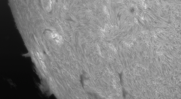 Sun June 12, 2025 animation for 50min. - Astrophotography