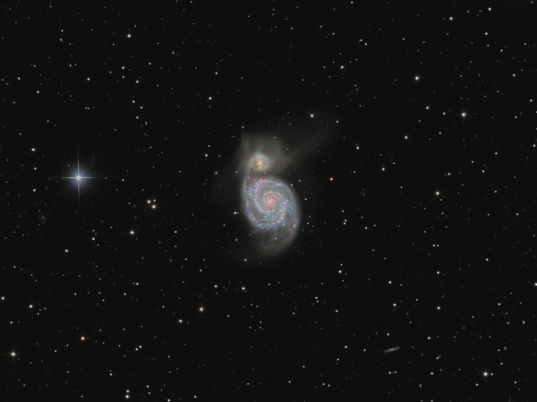 M51/NGC5194 (Galaxy) HaLRGB - Astrophotography