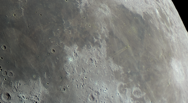 Sea of Tranquility and Sea of Fertility - Astrophotography