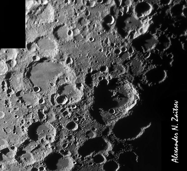 The region of craters MAUROLYCUS and STOFLER - Astrophotography