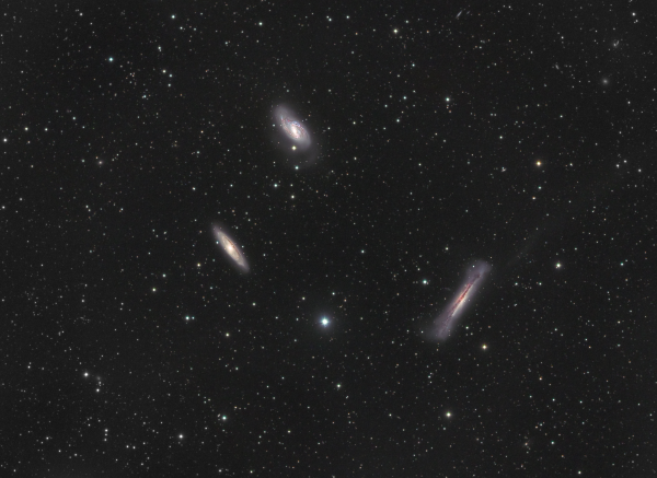 leo triplet (2012) - Astrophotography