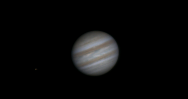 Jupiter and Io (moon) 05.01.2025 - Astrophotography