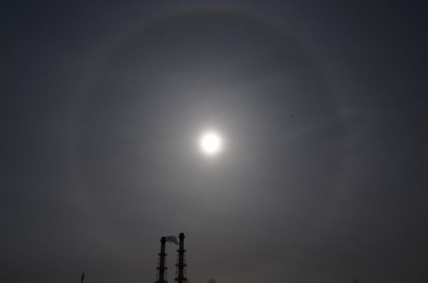 Solar halo - Astrophotography