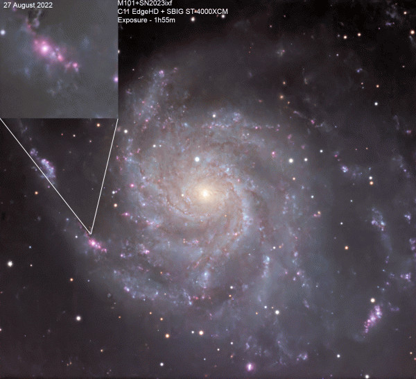 M101+SN2023ixf animation - Astrophotography