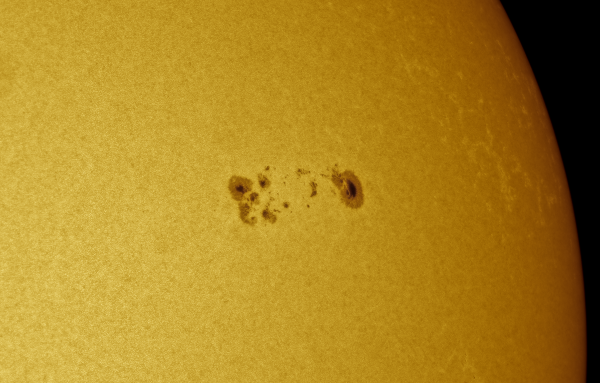 Sunspot group on June 23 - Astrophotography