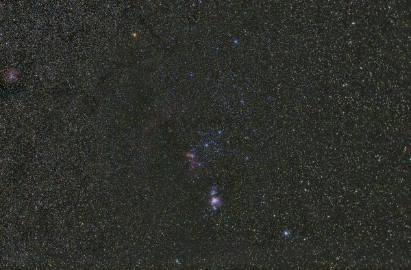 The Orion constellation, hydrogen filaments - Astrophotography