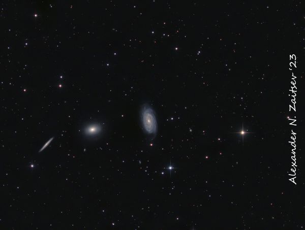 Galaxies UGC 9969 (NGC 5985), UGC 9961, and UGC 9948 in LRGB. - Astrophotography