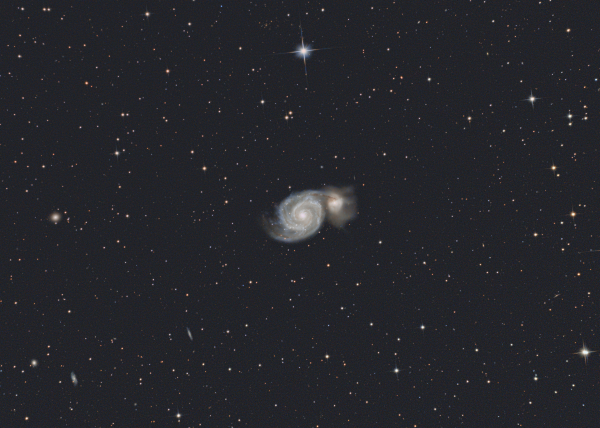 Whirlpool Galaxy (M51) - Astrophotography