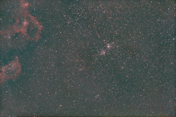 The Soul and Heart Nebulae, the Double Cluster in Perseus - Astrophotography