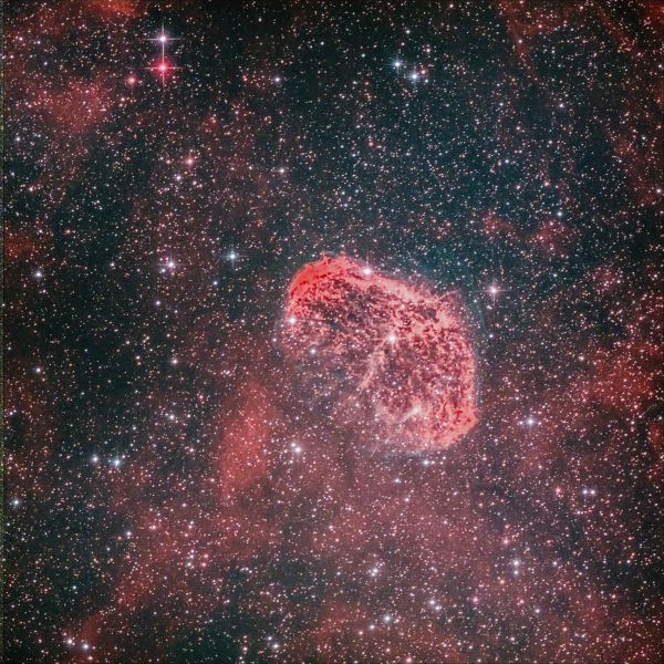 Crescent Nebula, LBN 203 - Astrophotography