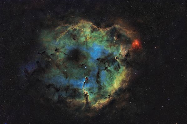 IC 1396 SHO and the Nebula around the Garnet Star - Astrophotography