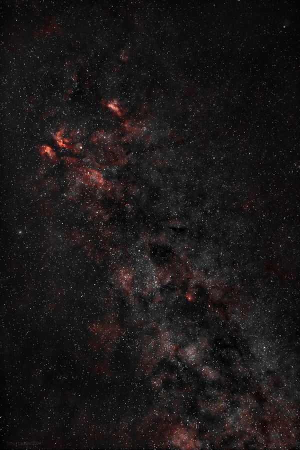 Butterfly Nebula, Crescent Nebula (C 27), Cygnus Star Cloud - Astrophotography