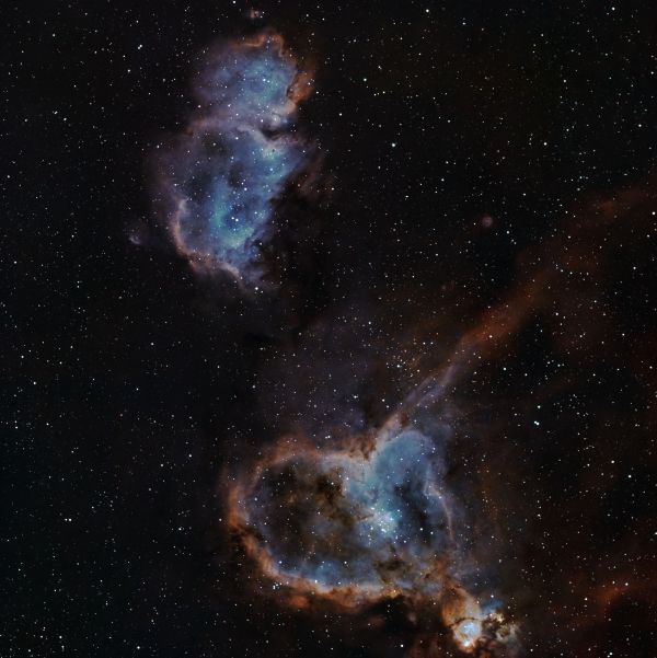 IC1805+IC1848 ( Heart and Soul ) - Astrophotography