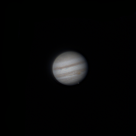 Transit of Ganymede across Jupiter - Astrophotography
