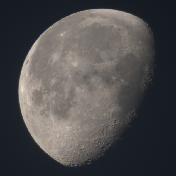 Predawn Moon - Astrophotography