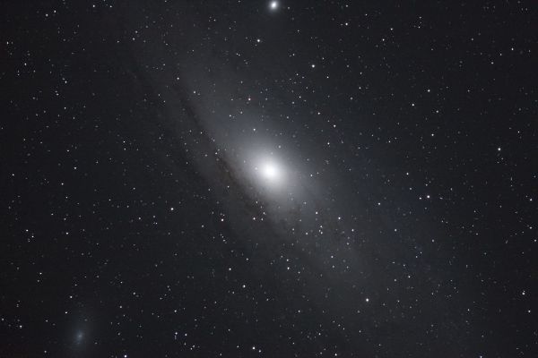 M31 Andromeda galaxy. Raw file. - Astrophotography