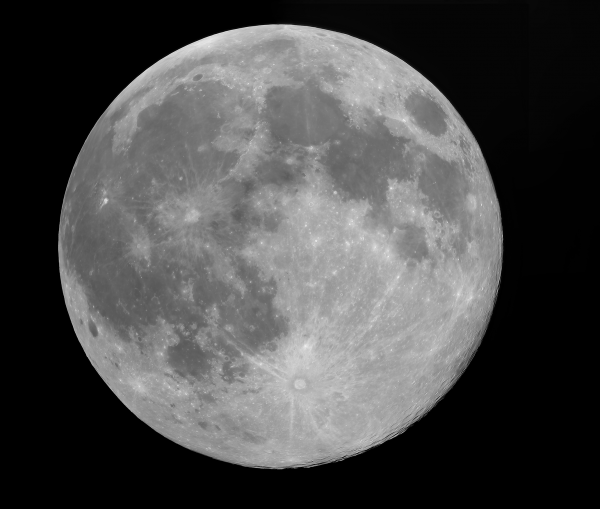 Supermoon. March 9, 2020. - Astrophotography