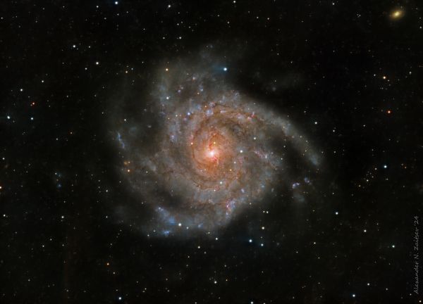 Galaxy IC342 (UGC2847, Caldwell5) in LRGB - Astrophotography
