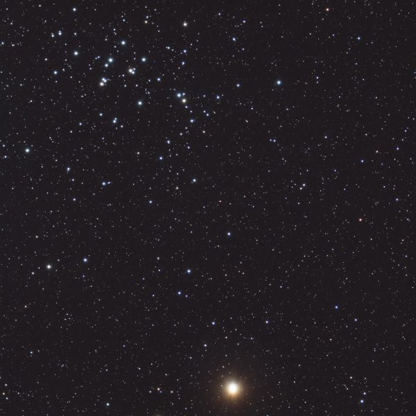 Mars near the Hive - Astrophotography