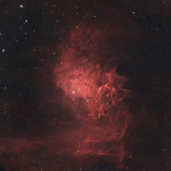 IC 405. The "Flaming Star" Nebula. - Astrophotography
