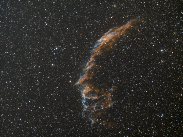 NGC 6992 Ha+OIII R G B - Astrophotography