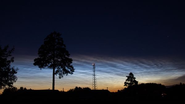 Last noctilucent clouds of 2018 - Astrophotography