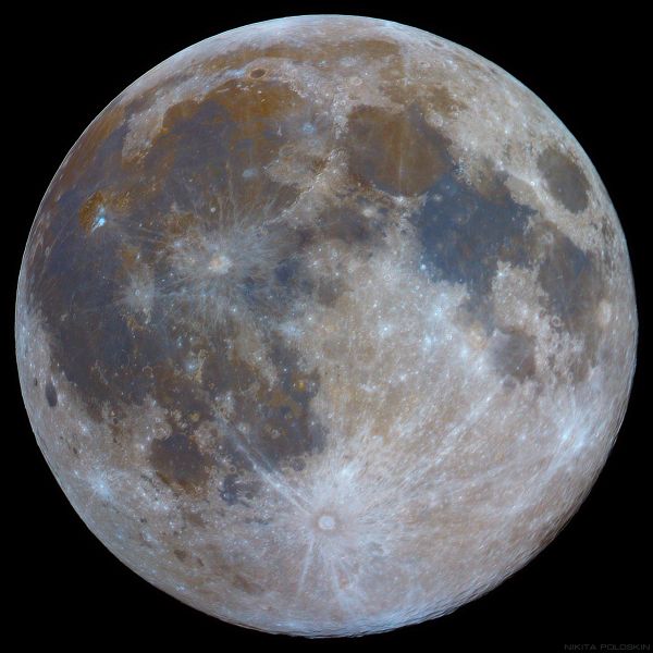 Full Moon on March 28 - Astrophotography