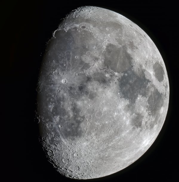 Moon, December 10, 2019. Mosaic of 8 images. - Astrophotography