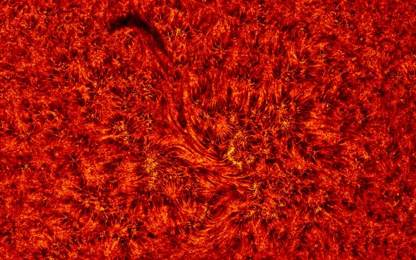 2018.08.11 Sun active region H-Alpha - Astrophotography