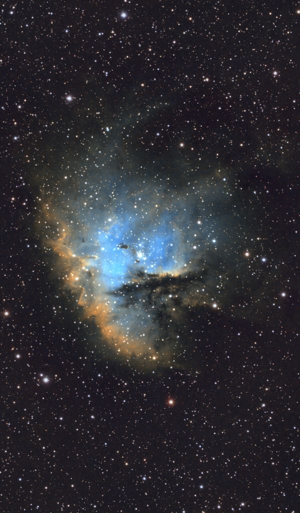 NGC281 Pacman Nebula in SHO - Astrophotography