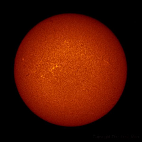 Sun from Coronado PST H-alpha and SDO Observatory at same time. - Astrophotography