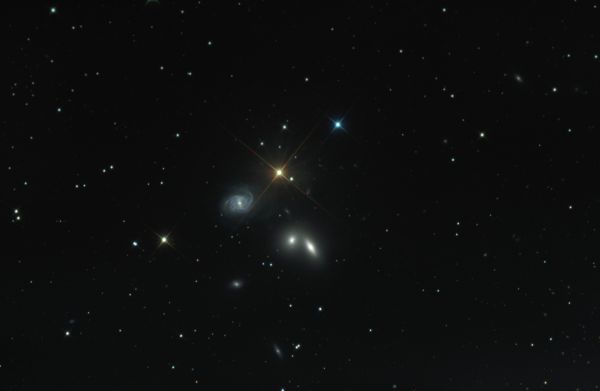 NGC 5350, 5353, 5354 - Astrophotography