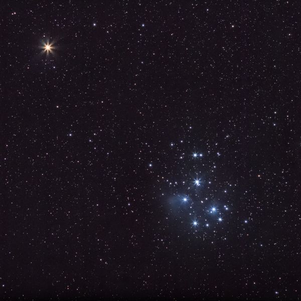 M45 Pleiades and Mars 06.03.21 - Astrophotography