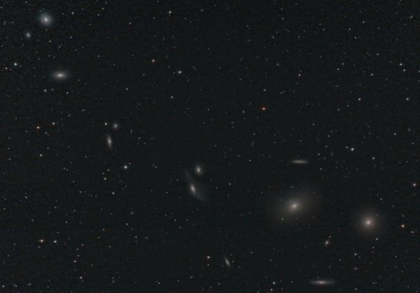 Markarian's Chain (M84). April 22, 2022 - Astrophotography