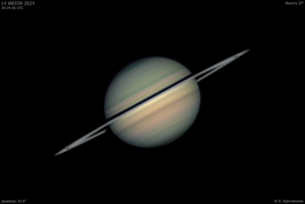 Saturn. July 14, 2024 - Astrophotography