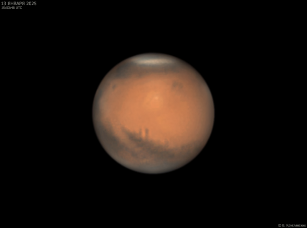 MARS. January 13, 2025. - Astrophotography