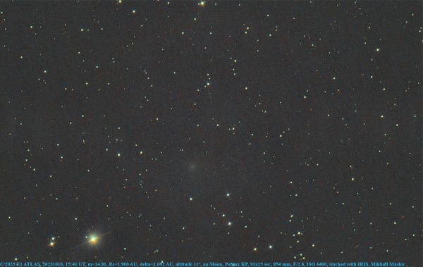 C/2023 E1 ATLAS - Astrophotography