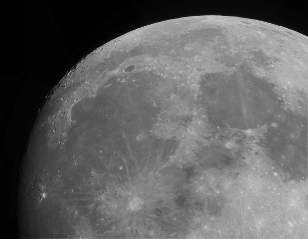 Moon, March 15, 2022, northern part of the terminator. - Astrophotography