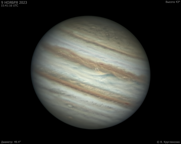 Jupiter November 9, 2023 - Astrophotography