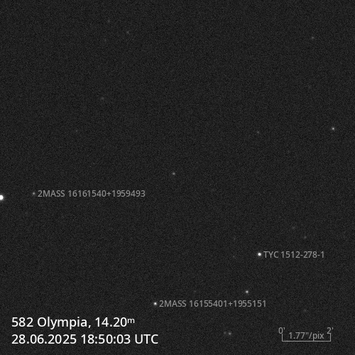 (582) Olympia - Astrophotography