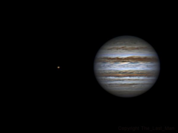 Jupiter and Io (04 feb 2015, 23:15) - Astrophotography