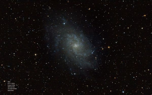M33, the Triangulum Galaxy - Astrophotography