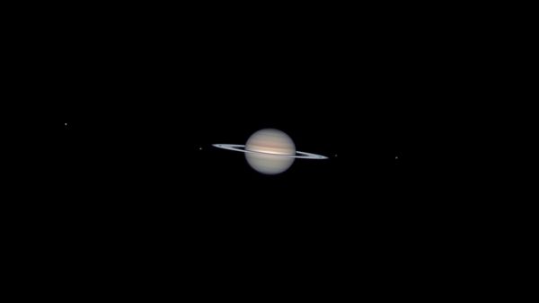 Saturn, Rhea, Enceladus, Mimas and Dione 07.09.2024 00:16 MSK - Astrophotography