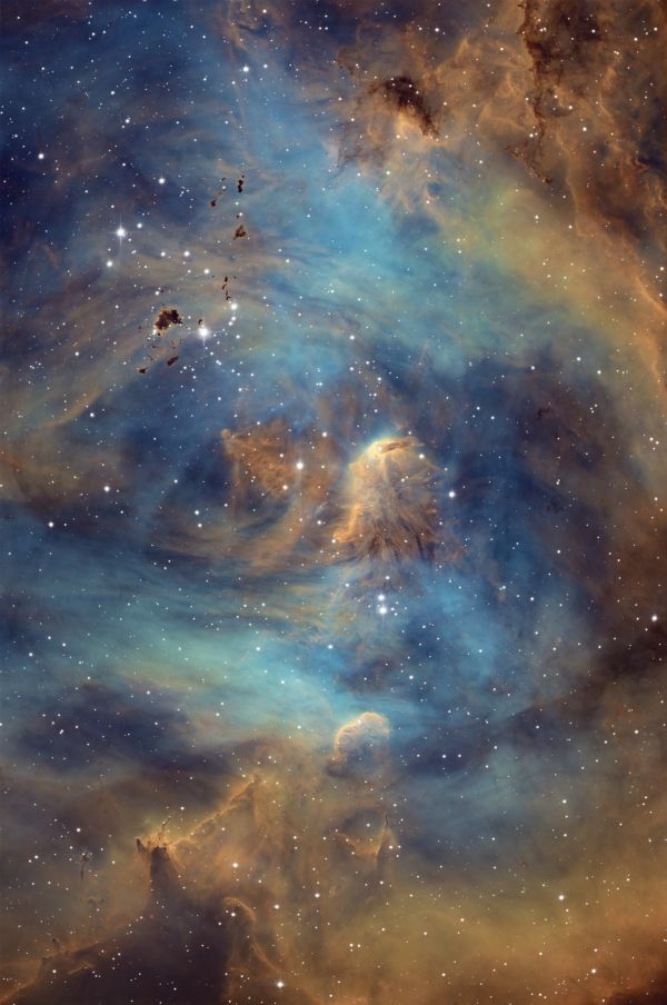 IC 2944 Running Chicken Nebula SHO - Astrophotography