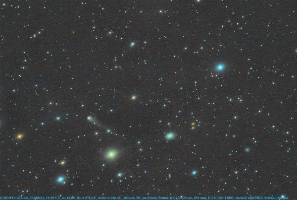 C/2019 T4 ATLAS - Astrophotography