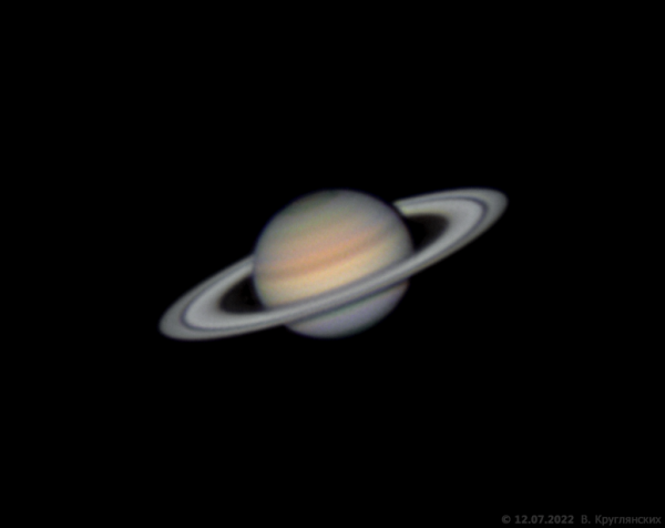 Saturn on July 12, 2022 - Astrophotography