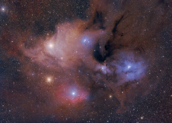 Rho Ophiuchi molecular cloud - Astrophotography