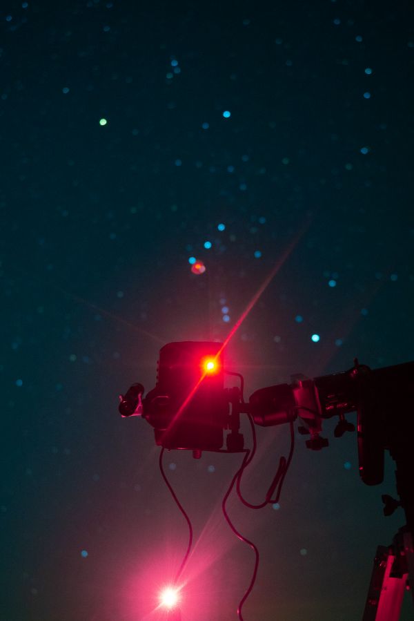 Orion's Loop in the camera's crosshairs) - Astrophotography